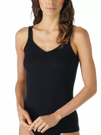MEY | Top - Unterhemd NOBLESSE schwarz | 